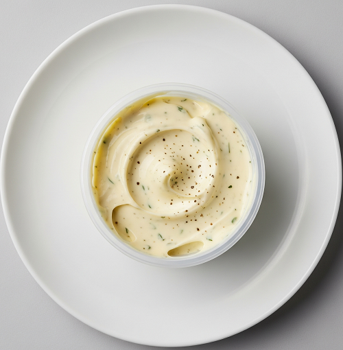 Garlic Mayo With Fresh Parsley Sauce 