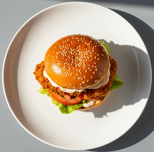 Single Chicken Fillet Burger 