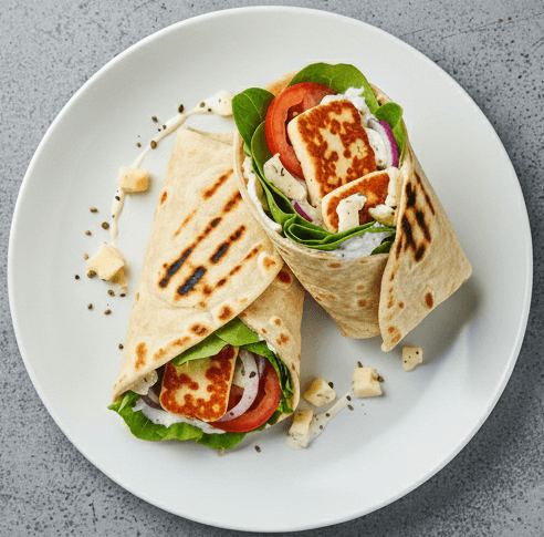 Halloumi Grilled Cheese Wrap 