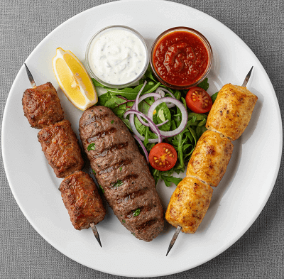 Lamb Shish, Chicken Shish & Lamb Kofta 